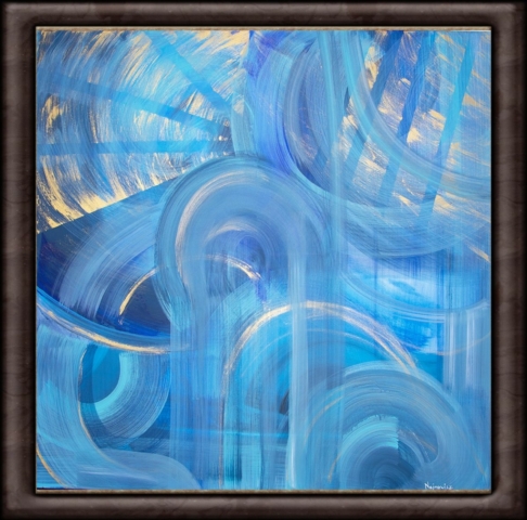 Niebieska abstrakcja